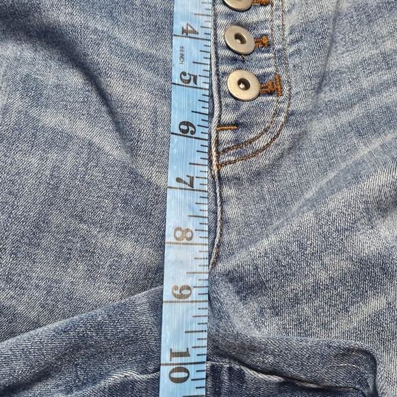 J. Jill Denim High-Rise Full-Leg Crops Button Fly Women's Size 16 - Picture 11 of 13
